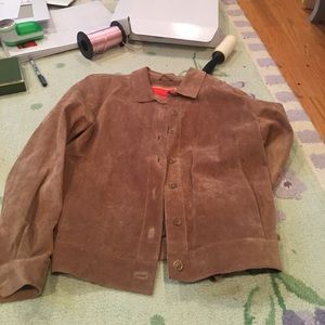 Suede brown jacket